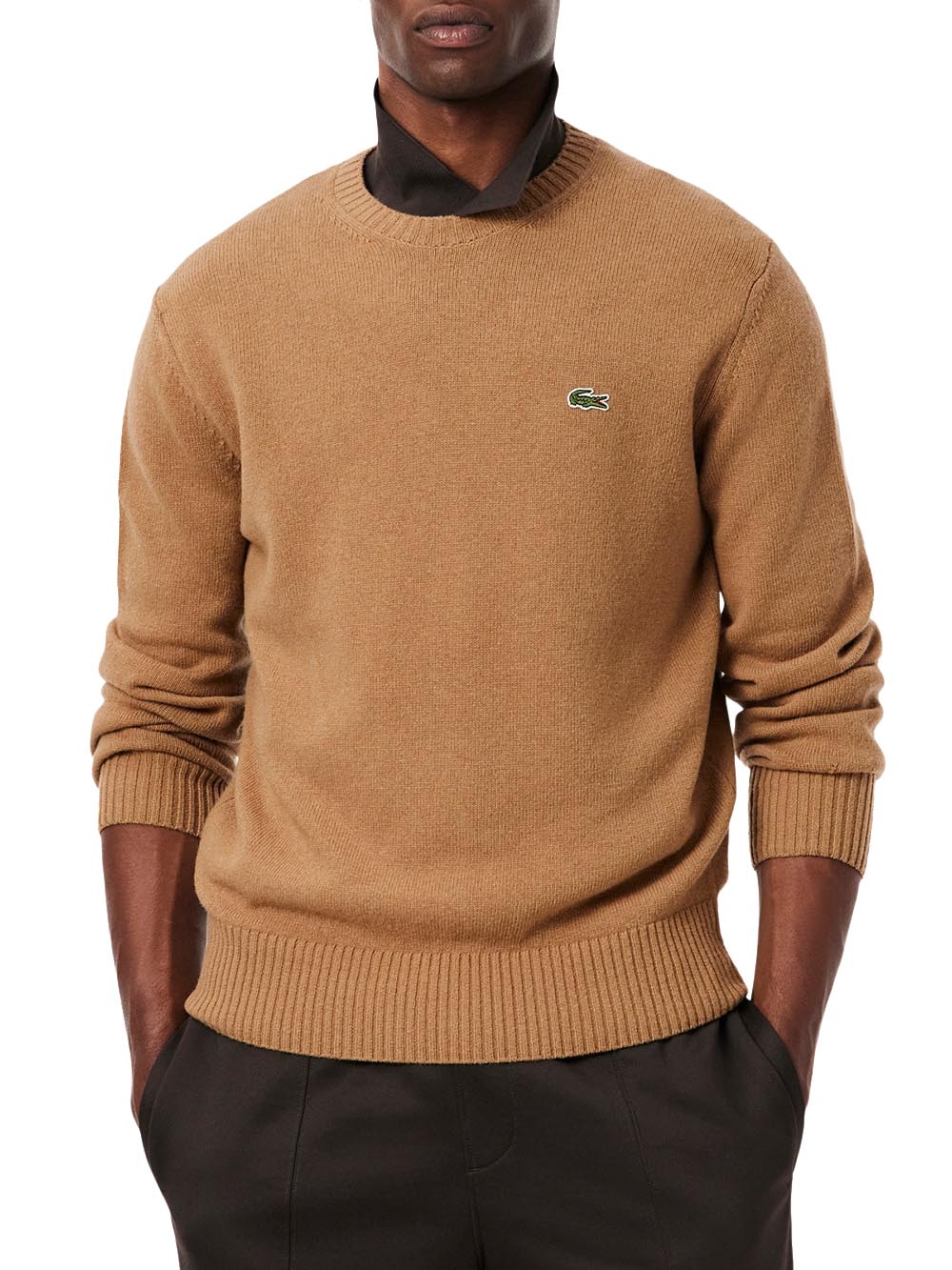 Lacoste Pullover Uomo Ah2916 Beige