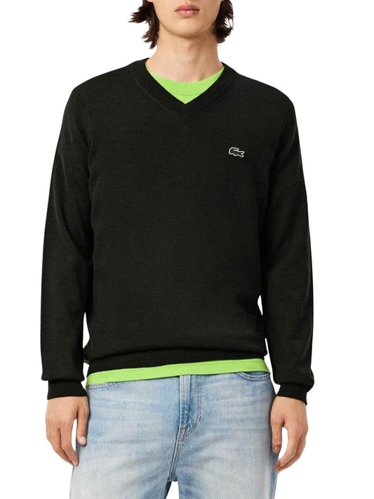 Lacoste Pullover Uomo Ah3221 Verde