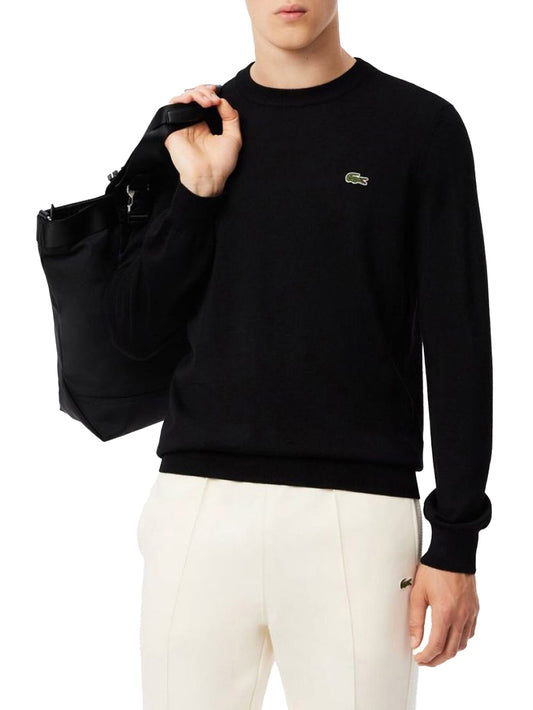 Lacoste Pullover Uomo Ah3225 Nero