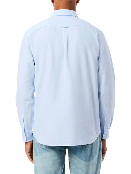 Lacoste Camicia Uomo Ch1911 Celeste