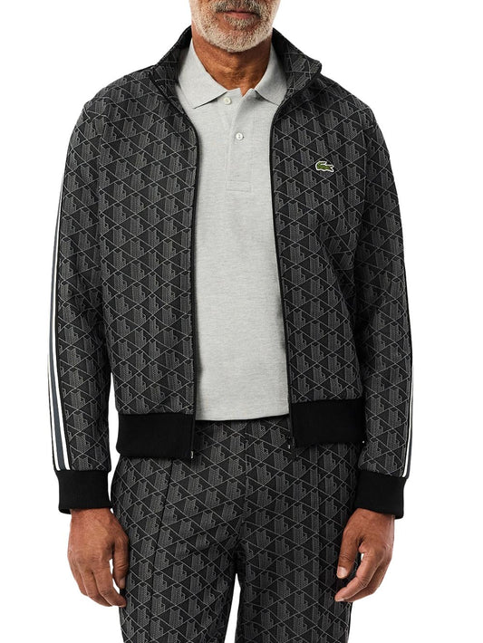 Lacoste Felpa Uomo Sh1368 Nero/grigio