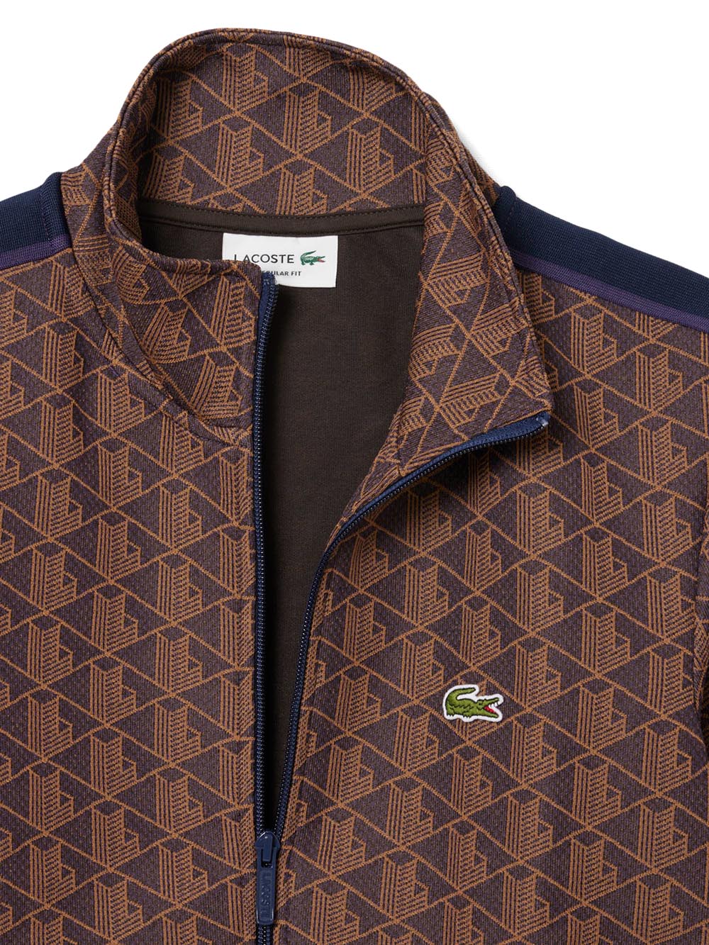 Lacoste Felpa Uomo Sh1368 Marrone