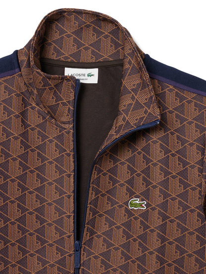 Lacoste Felpa Uomo Sh1368 Marrone