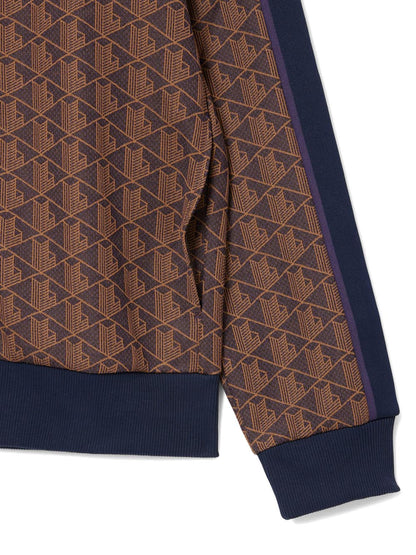 Lacoste Felpa Uomo Sh1368 Marrone