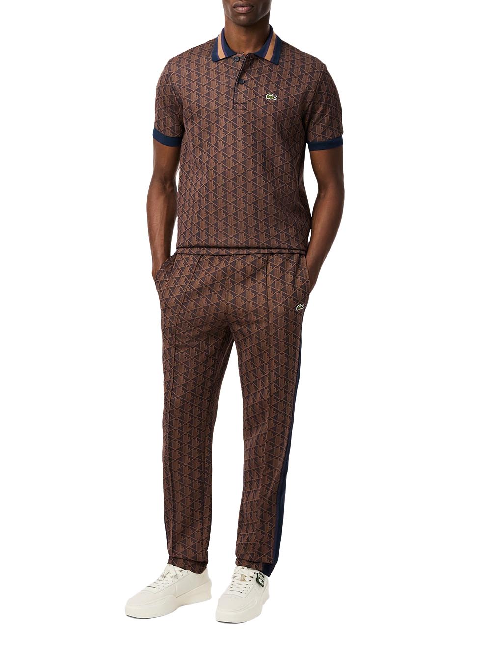 Lacoste Pantalone Uomo Xh1440 Marrone