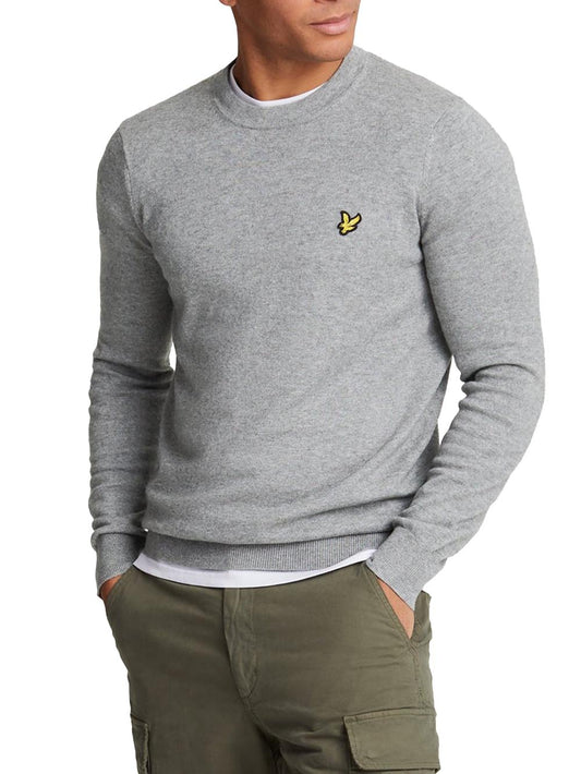 Lyle & Scott Pullover Uomo Kn2110vc Grigio