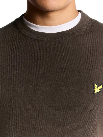 Lyle & Scott Pullover Uomo Kn2110vc Marrone