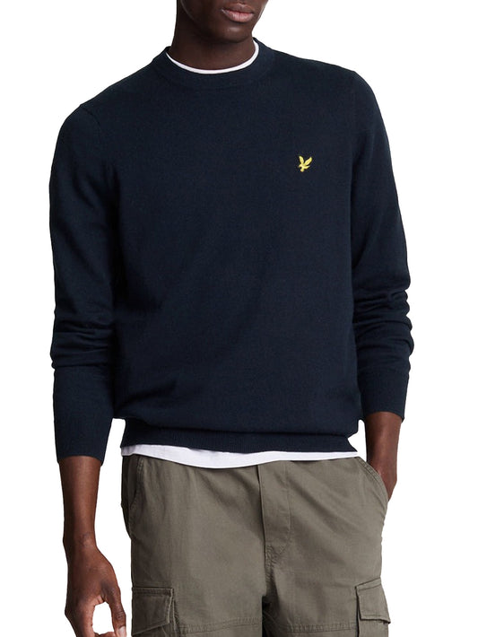 Lyle & Scott Pullover Uomo Kn2110vc Blu