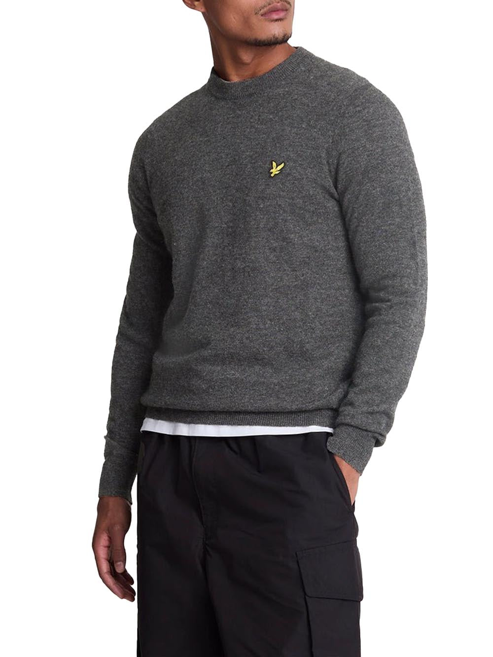 Lyle & Scott Pullover Uomo Kn2114vc Grigio