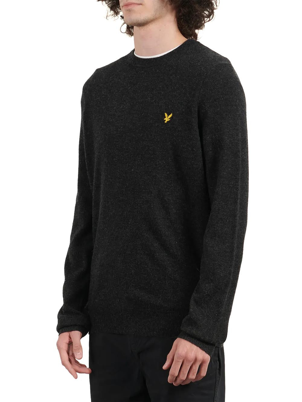 Lyle & Scott Pullover Uomo Kn2114vc Grigio scuro
