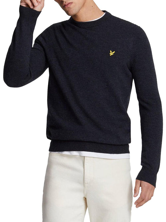 Lyle & Scott Pullover Uomo Kn2114vc Blu