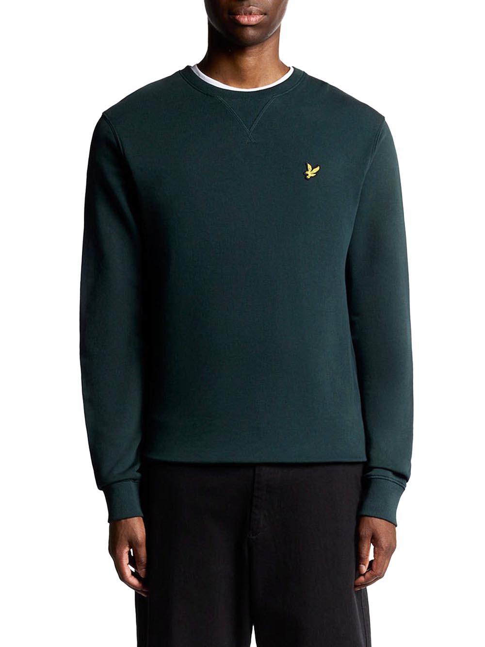 Lyle & Scott Felpa Uomo Ml1131v Verde