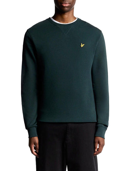Lyle & Scott Felpa Uomo Ml1131v Verde