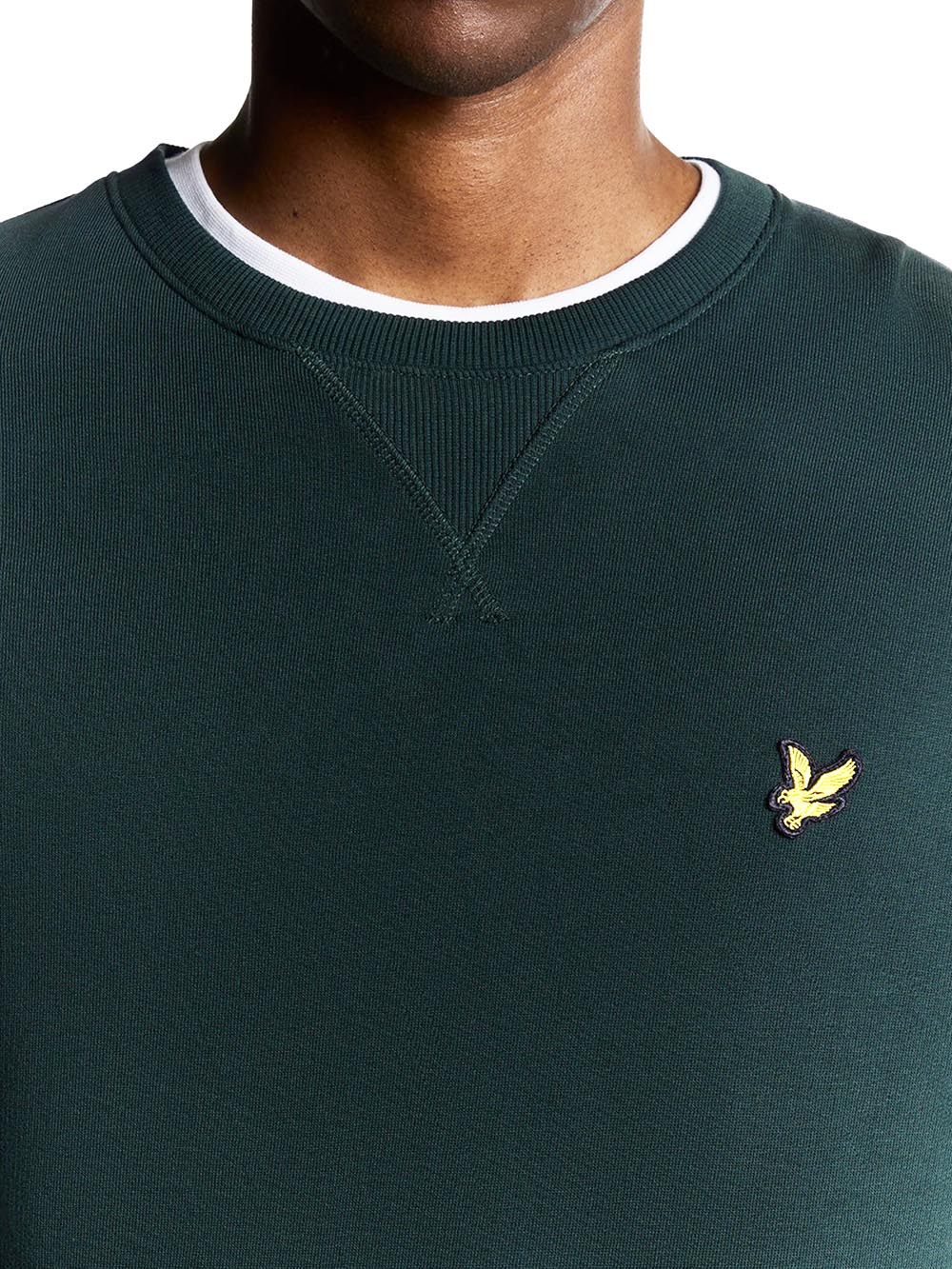 Lyle & Scott Felpa Uomo Ml1131v Verde