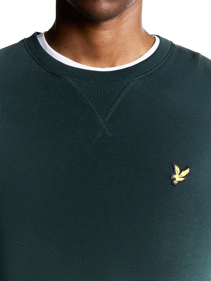 Lyle & Scott Felpa Uomo Ml1131v Verde