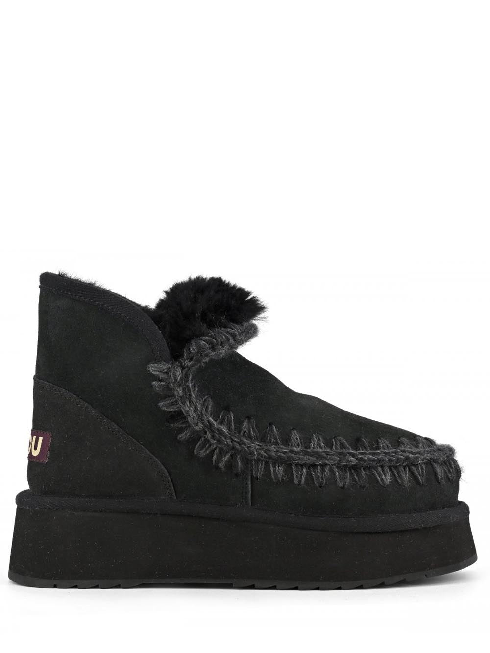 Mini Eskimo Platform Boot Mou Stivaletti Boot Donna Mu.fw681000a Nero