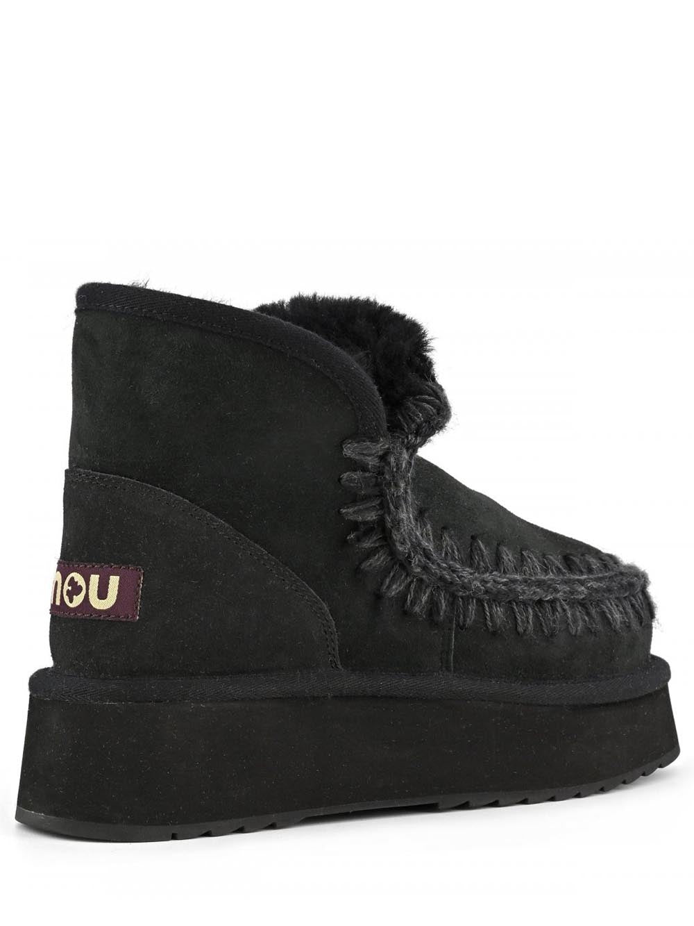 Mini Eskimo Platform Boot Mou Stivaletti Boot Donna Mu.fw681000a Nero