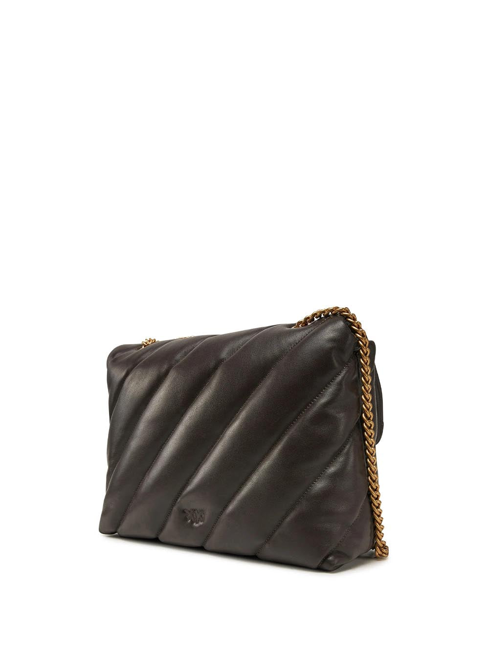 Pinko Borsa a Tracolla Donna 100037 A0f2 Marrone