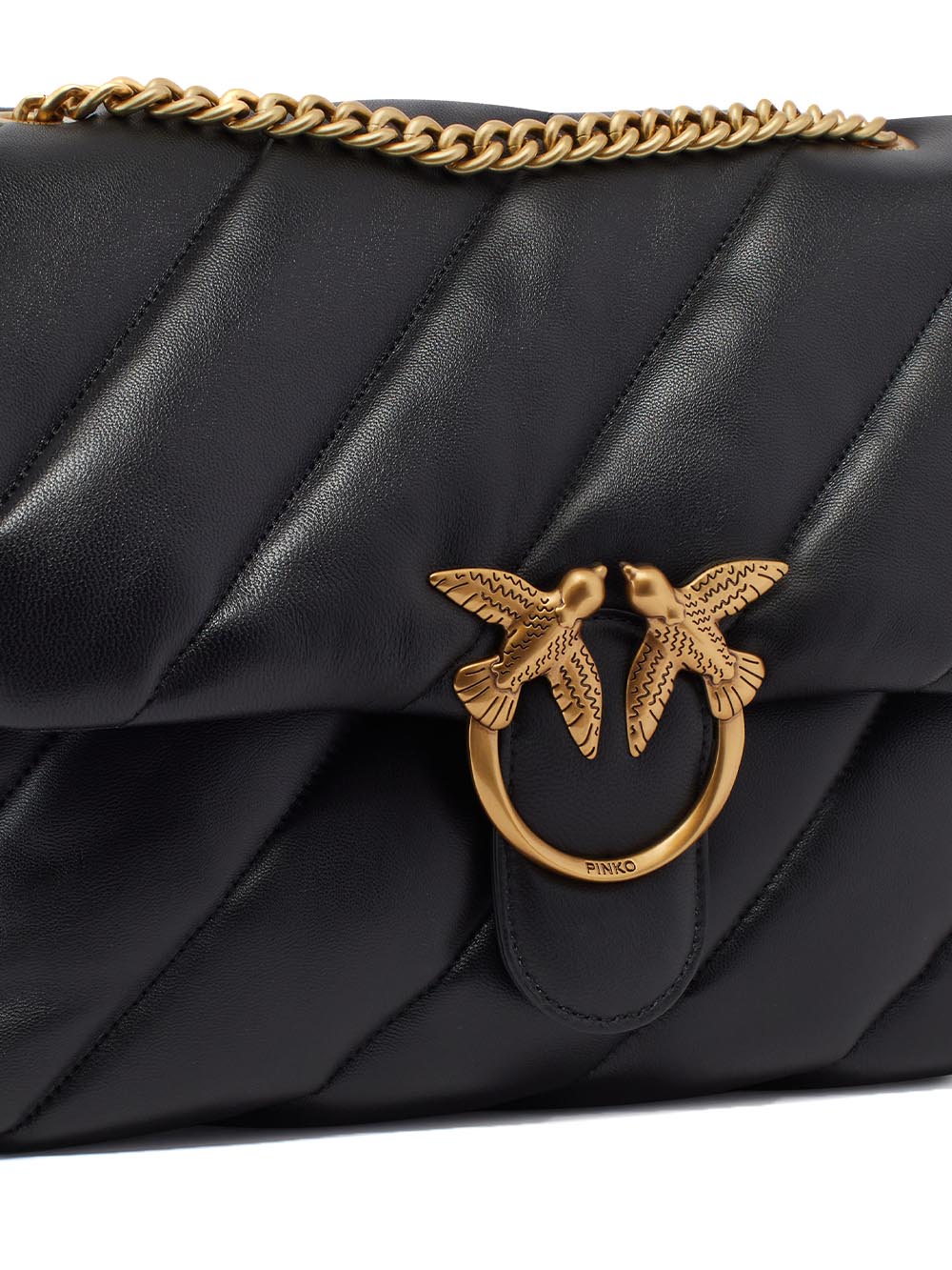 Pinko Borsa a Tracolla Donna 100037 A0f2 Nero gold