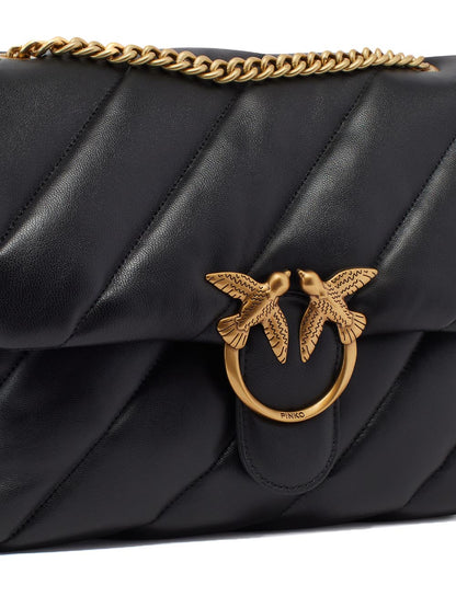 Pinko Borsa a Tracolla Donna 100037 A0f2 Nero gold