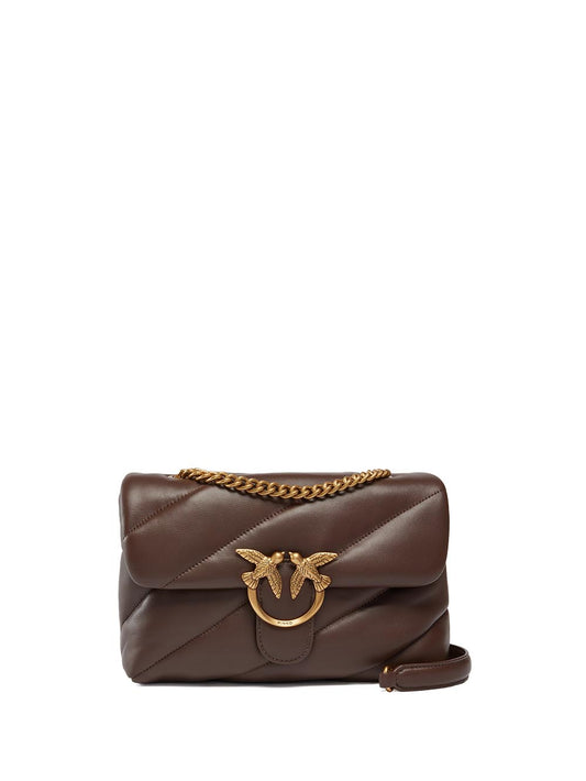 Pinko Borsa a Tracolla Donna 100038 A0f2 Marrone oro