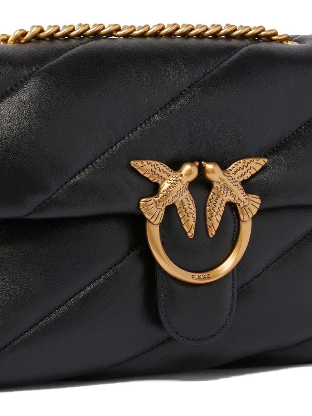 Pinko Borsa a Tracolla Donna 100038 A0f2 Nero gold