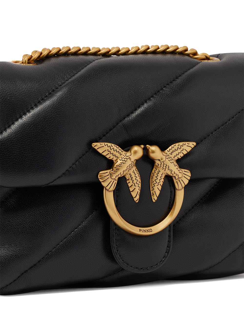 Pinko Tracolla Donna 100039 A0f2 Nero gold