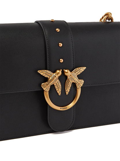 Pinko Tracolla Donna 105857 A0f1 Nero gold