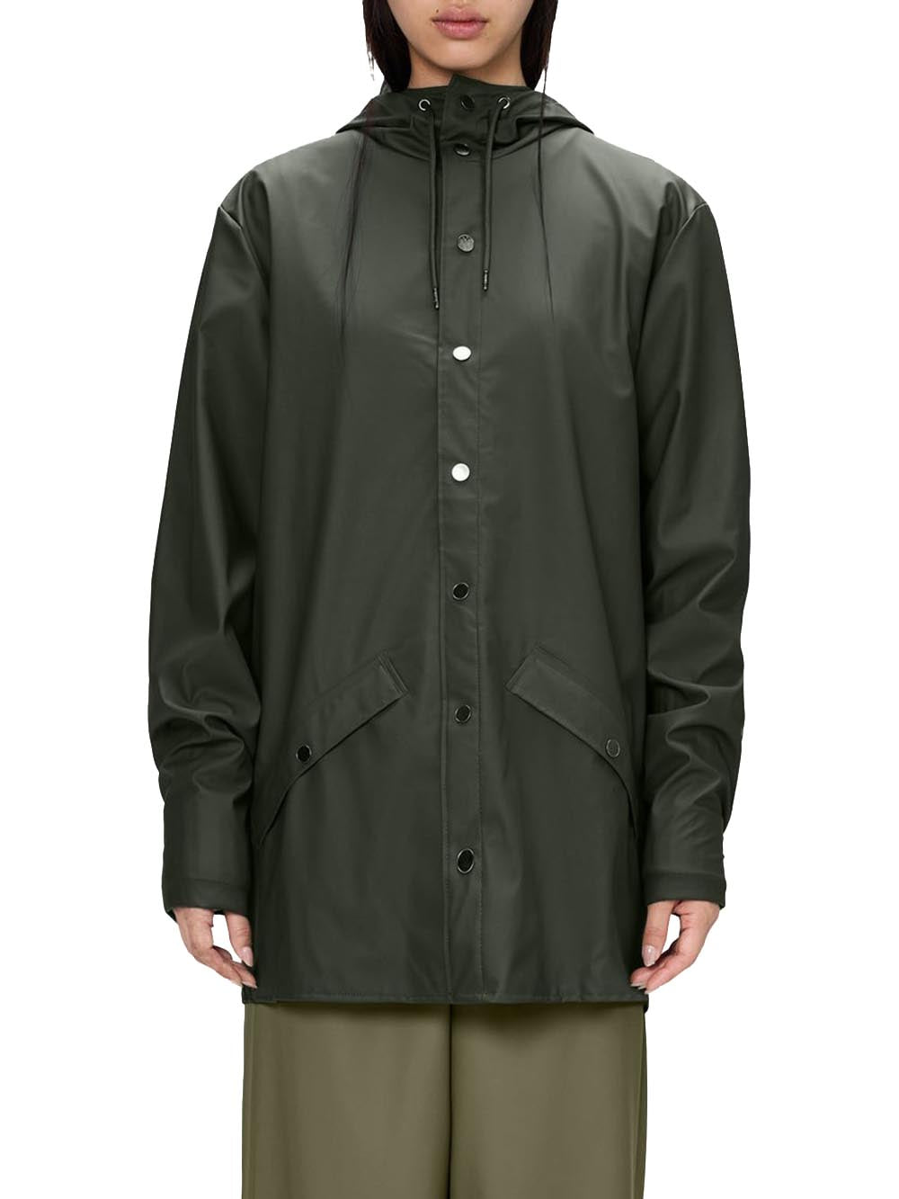 Rains Giubbino Unisex 12010 Verde