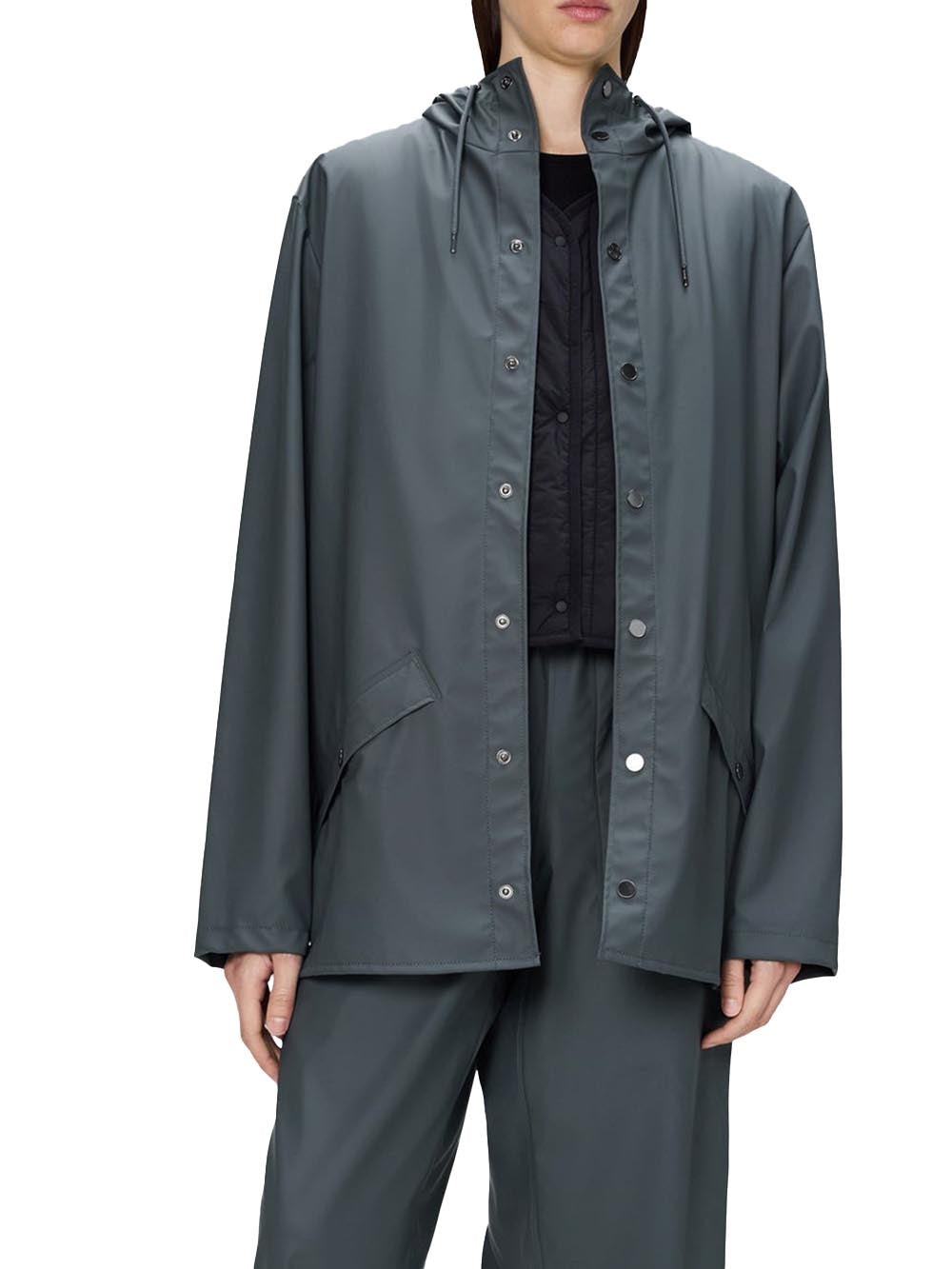 Rains Giubbino Unisex 12010 Grigio