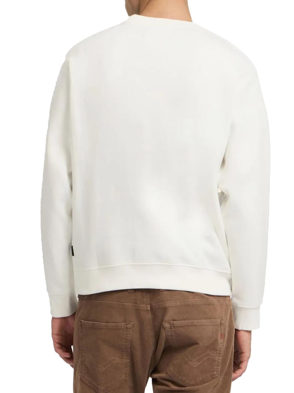 Replay Felpa Uomo M3102 .000.23832 Bianco