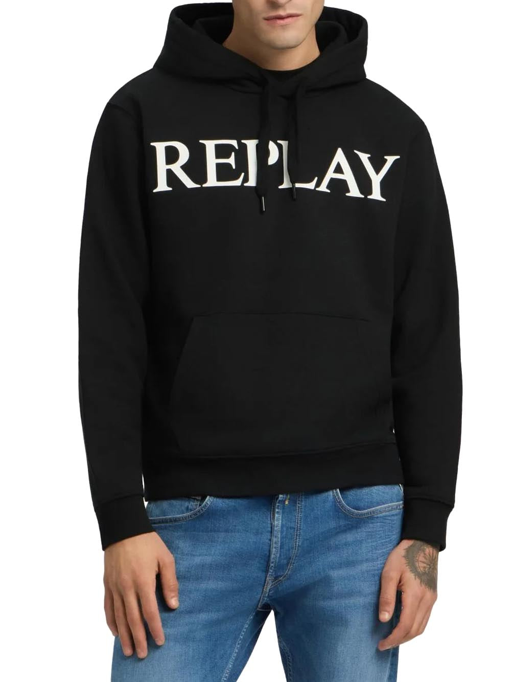 Replay Felpa Uomo M3104 .000.23832 Nero