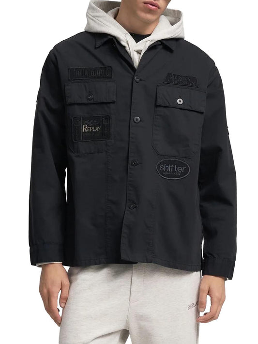 Replay Camicia Uomo M8445b.000.85172 Nero