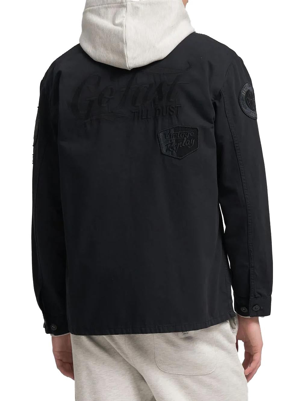 Replay Camicia Uomo M8445b.000.85172 Nero