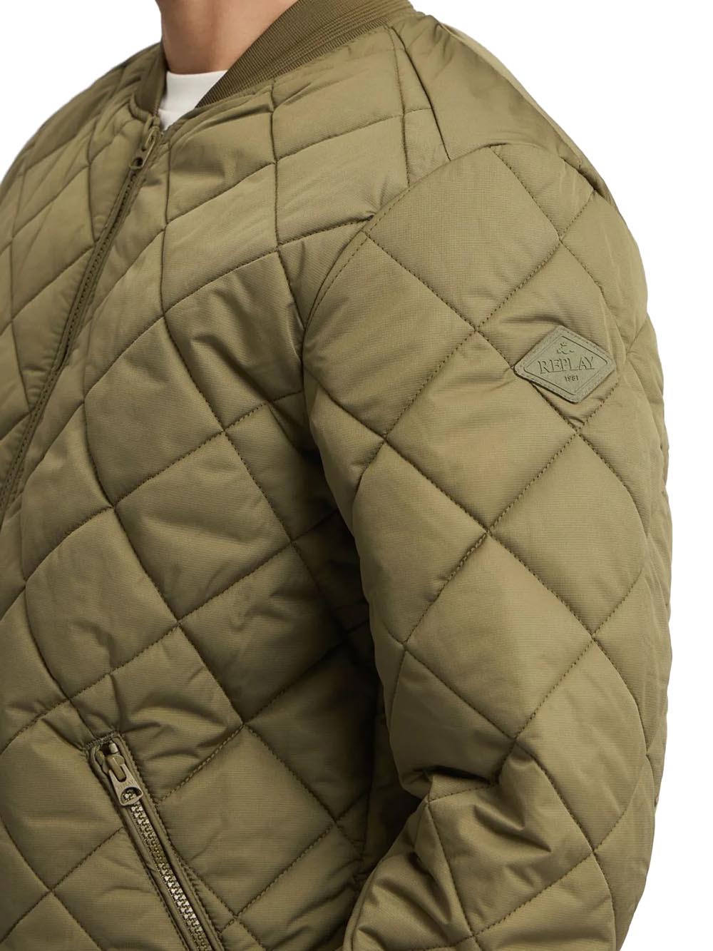 Replay Giubbino Uomo M8473 .000.85312 Verde