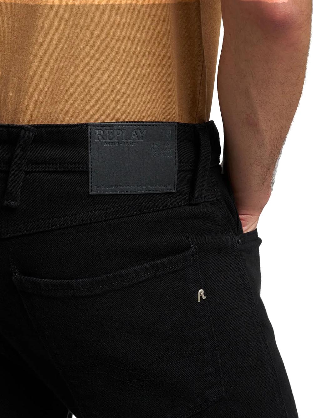 Replay Jeans Uomo M914 .000.80693c1 Nero