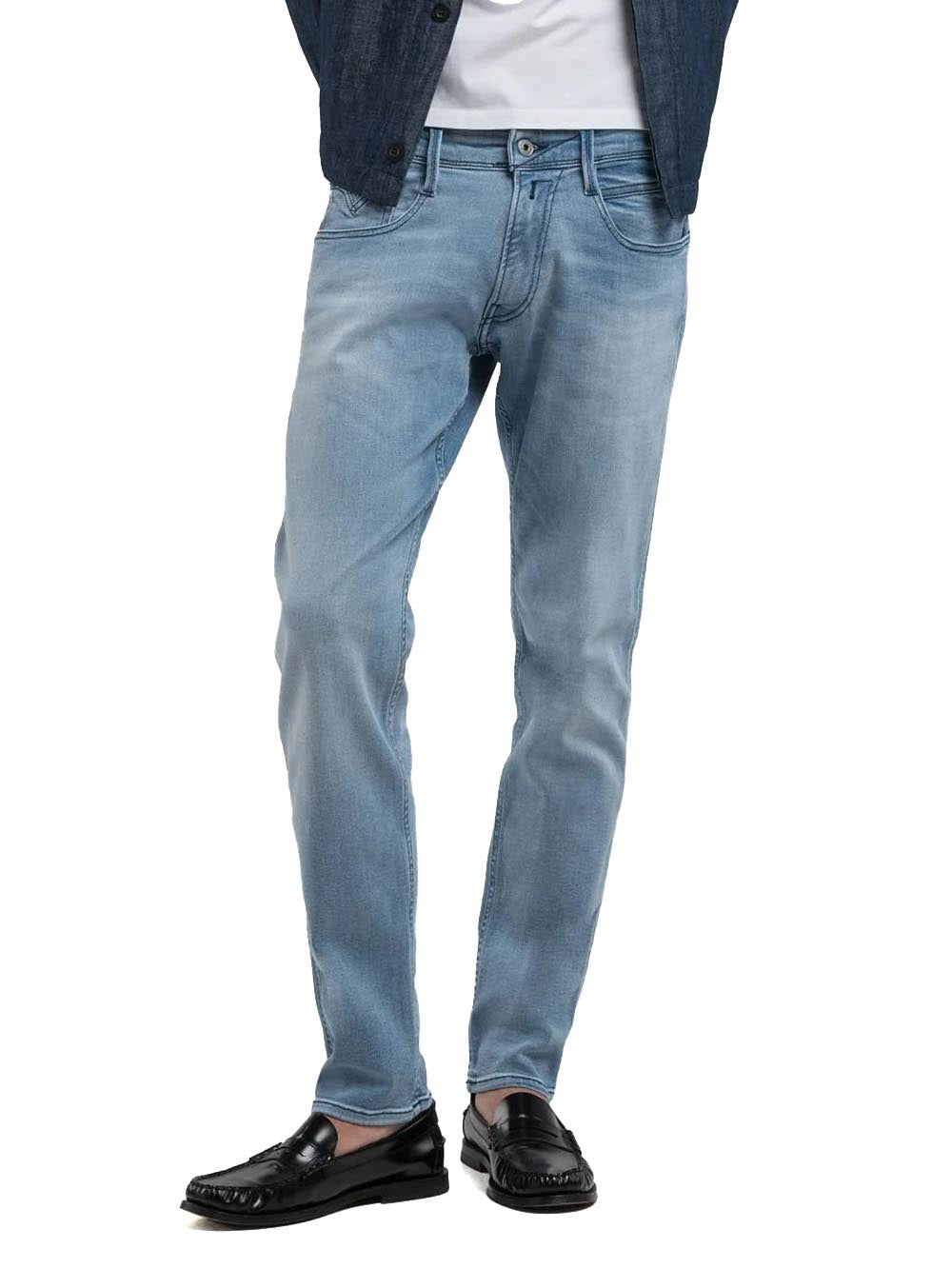 Replay Jeans Uomo M914y .000.261 C42 Chiaro