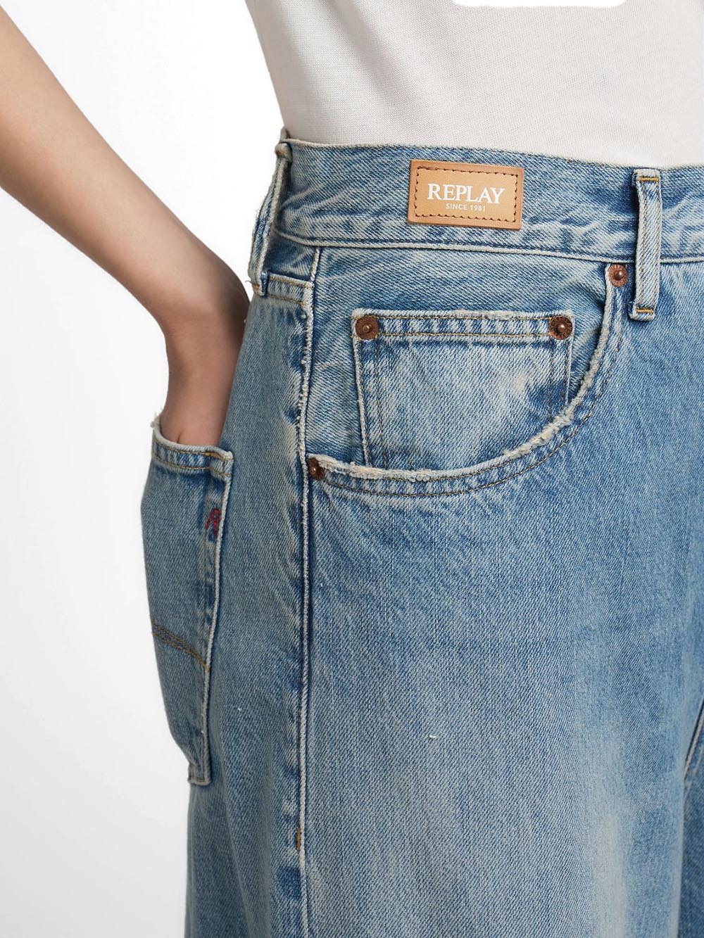 Replay Jeans Donna Wa535 .000.800 999 Chiaro