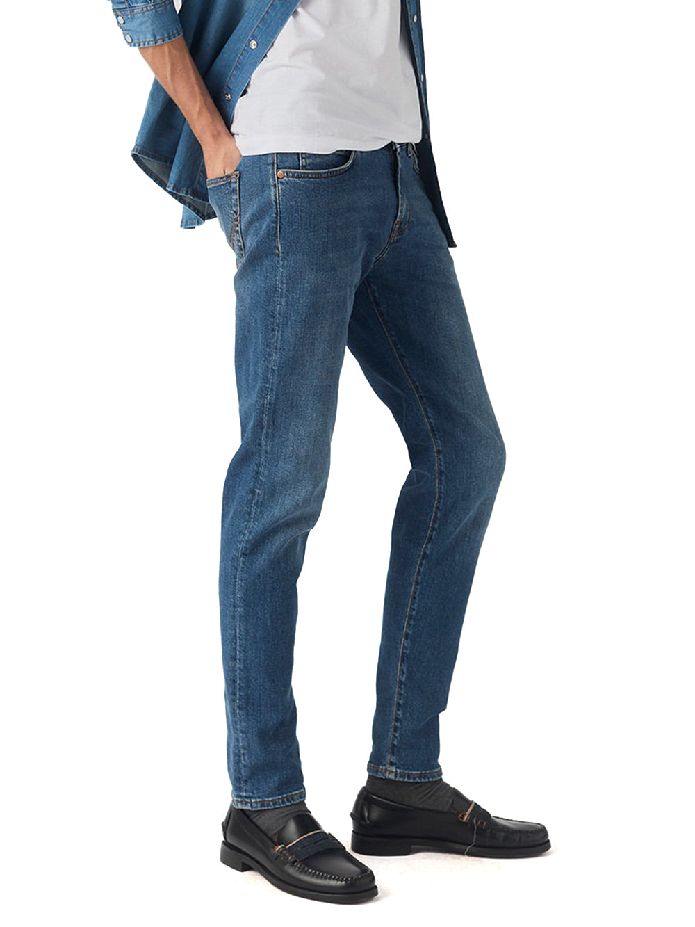Roy Roger's Jeans Uomo 517 Man Rru075 Ch42 Medio
