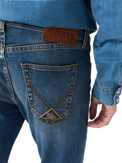 Roy Roger's Jeans Uomo 517 Man Rru075 Ch42 Medio