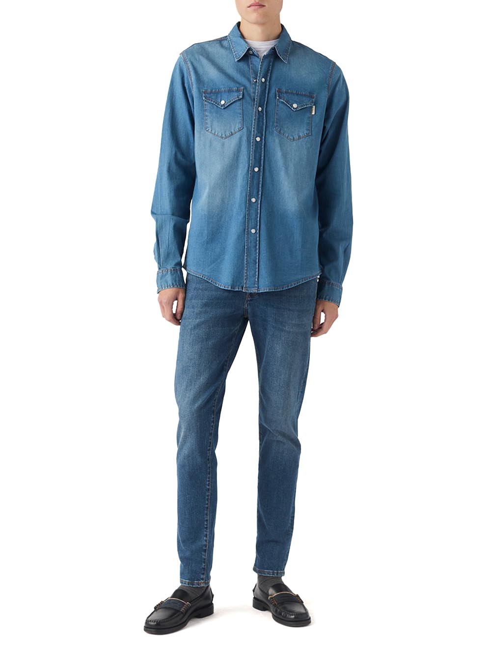 Roy Roger's Jeans Uomo 517 Man Rru075 Ch42 Medio