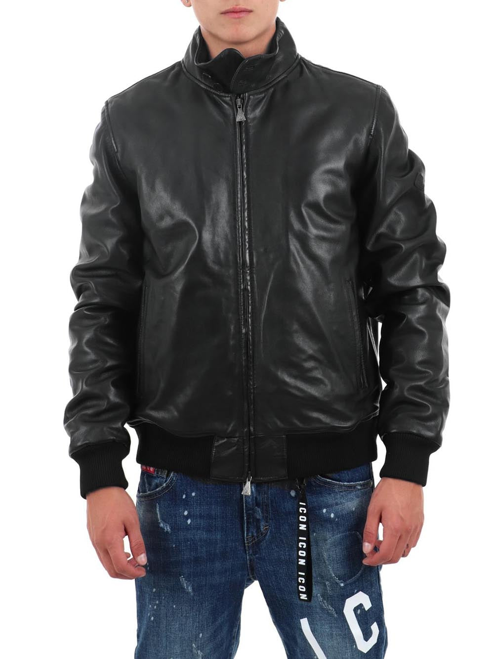 Roy Roger's Giubbino Uomo Barracuda Padded Man Rru800 Cb94 Nero