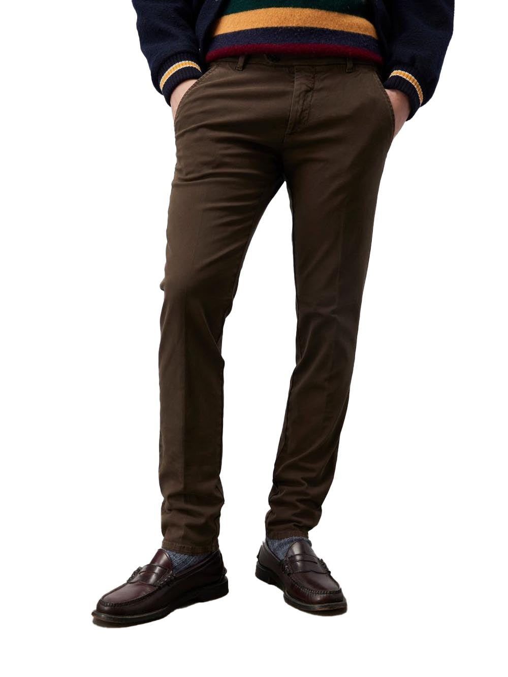 Roy Roger's Pantalone Uomo New Rolf Man Rru013 C870 Verde oliva