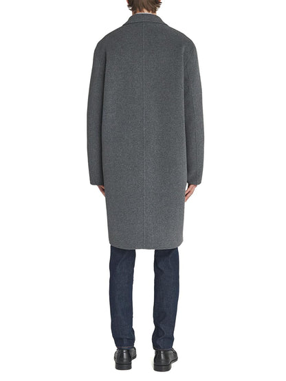 Roy Roger's Cappotto Uomo Rich Coat Rru90254cm93 Grigio