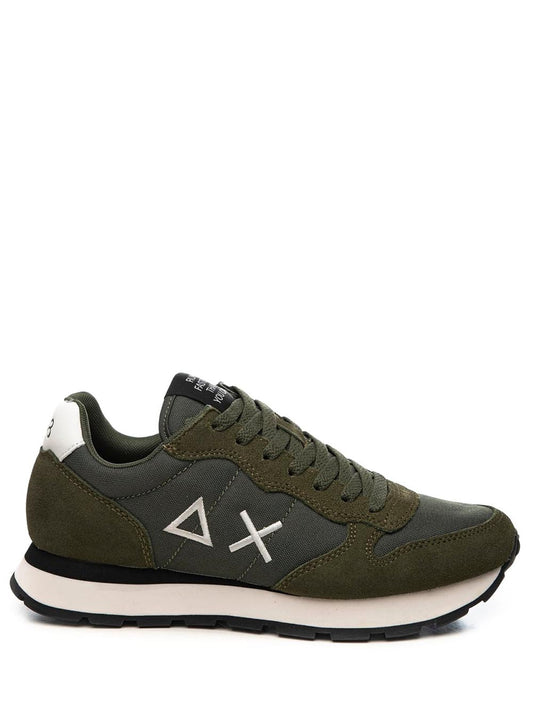 SUN68 Sneaker Uomo Z45101 Verde militare
