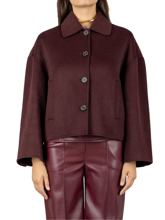 Vicolo Cappotto Donna Tf0011 Bordeaux