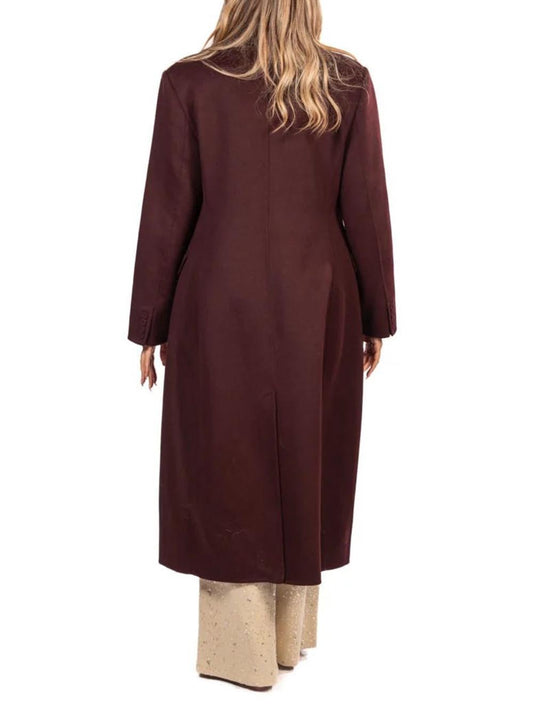 Vicolo Cappotto Donna Tf0059 Bordeaux
