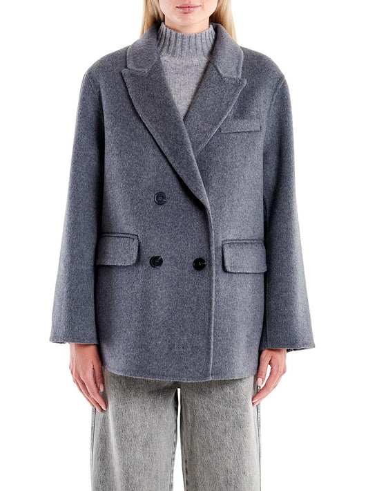 Vicolo Cappotto Donna Tf0068 Grigio medio