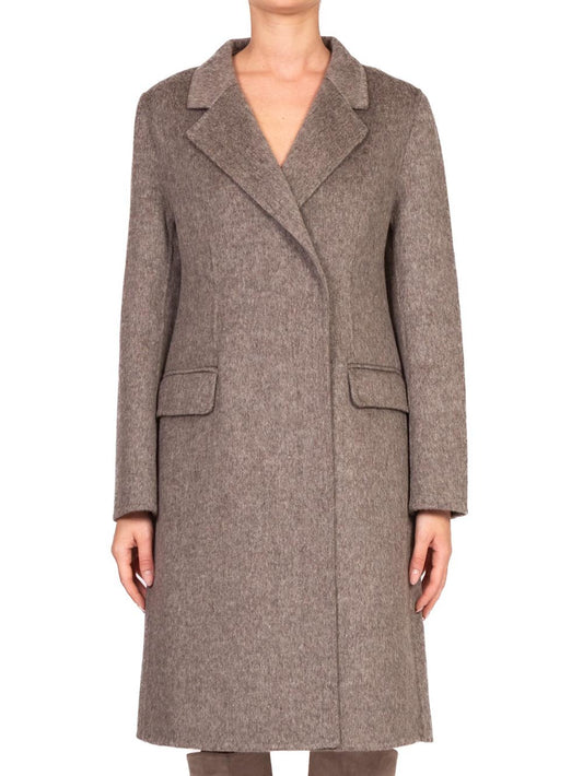 Vicolo Cappotto Donna Tf0073 Fango melangiato