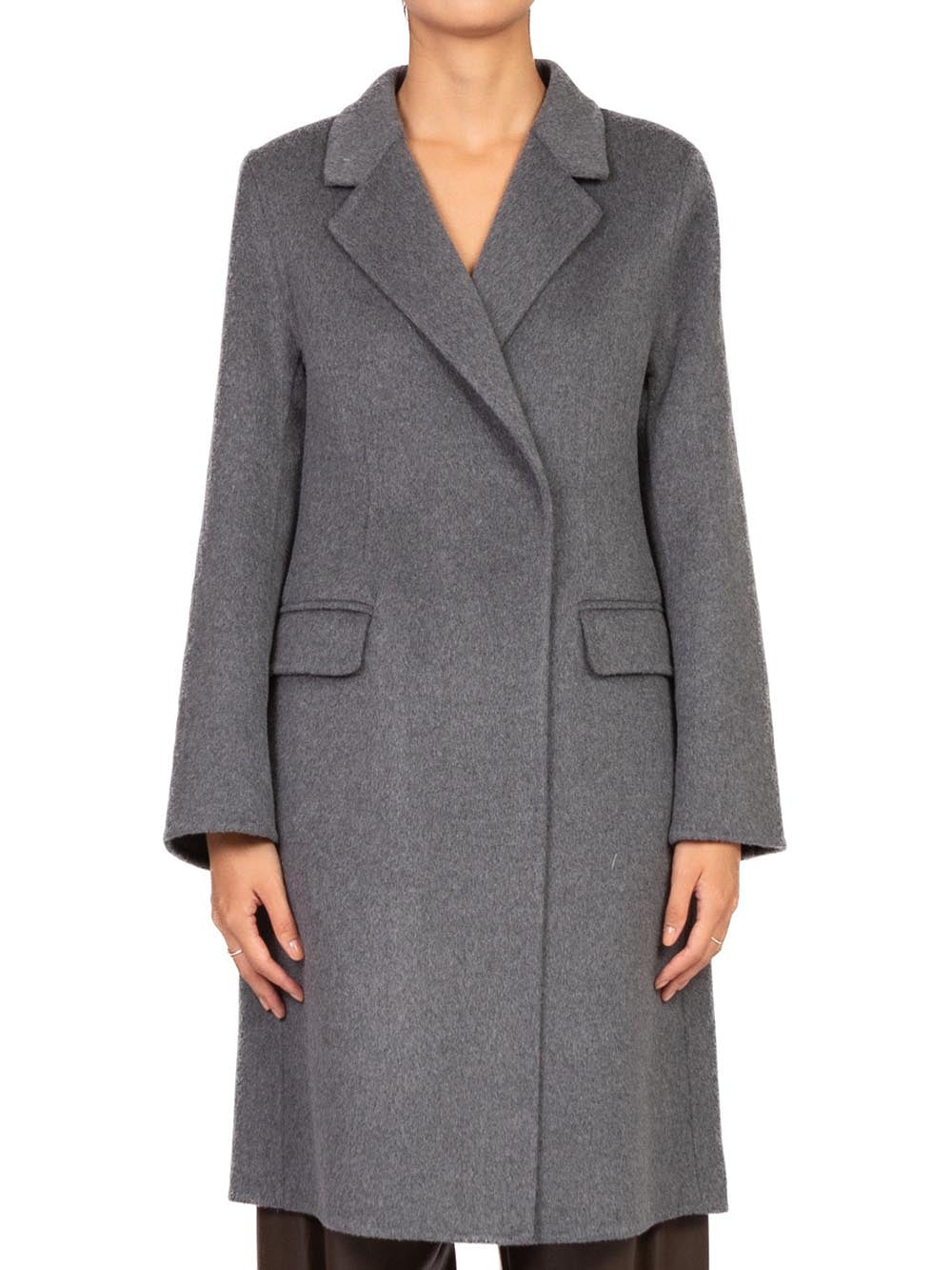 Vicolo Cappotto Donna Tf0073 Grigio medio
